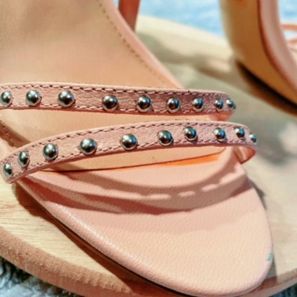 🌺 Steve Madden Wish blush ankle strap stud sandals - Picture 2 of 6